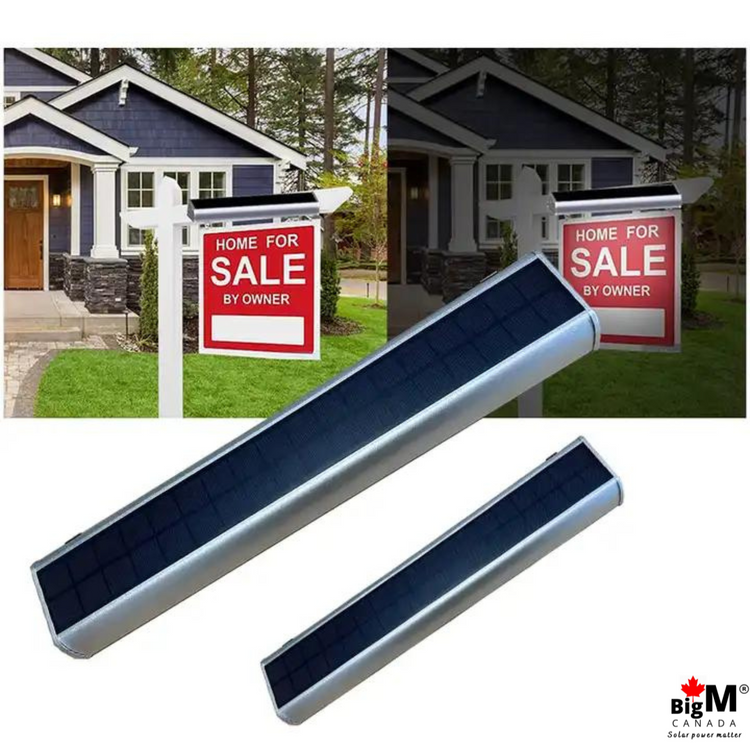 BigM solar wireless waterproof billboard light for realtor sign boards business advertising signs lighting for outdoors