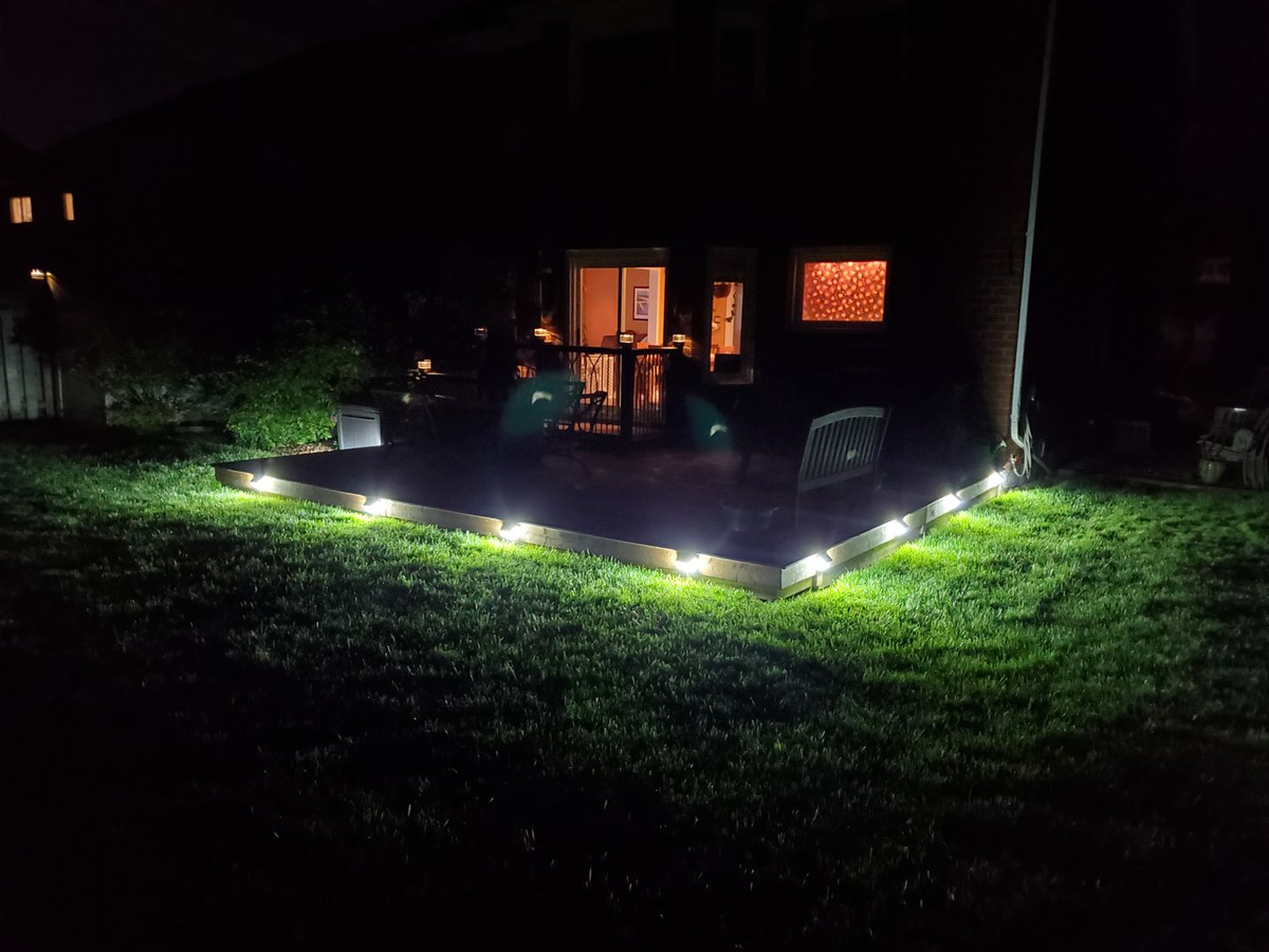 BigM LED solar motion sensor light for backyards sidewalks