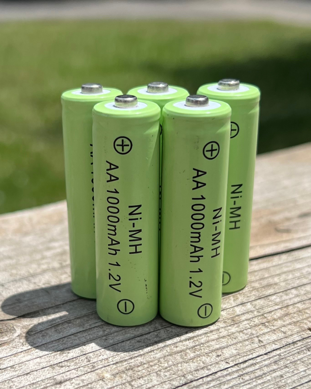BigM 1.2V 1000mAH NiMH Rechargeable AA Battery for Solar Garden Lights