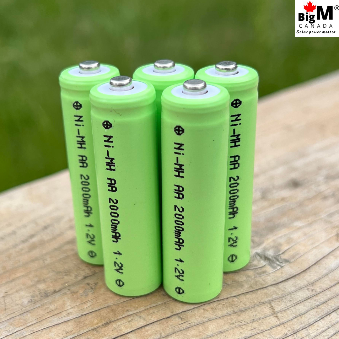 BigM AA rechargeable batteries are quick-charging batteries and have a longer life span.