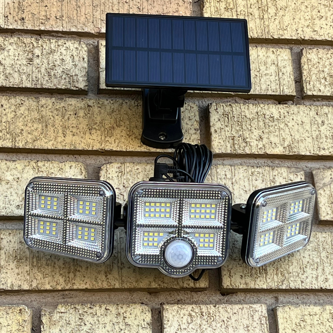 Image of BigM 122 LED adjustable solar security motion sensor light