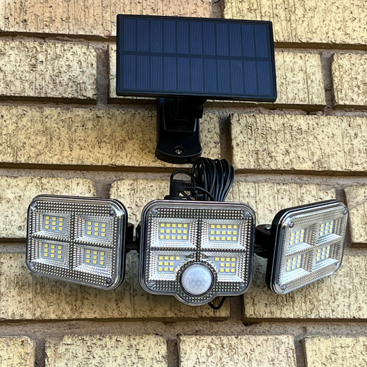 Image of BigM 122 LED adjustable solar security motion sensor light
