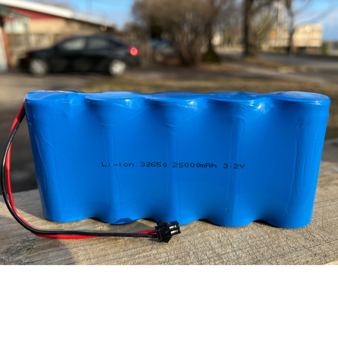 BigM 3.2V 32650 25000mAh rechargeable battery can be used in BigM solar street lights, flood lights, power banks, toy cars, RC sports cars, RC robots, Scholl robotic projects, portable printers, battery packs for light electric vehicles, bicycles, scooters, gaming consoles, and various electronic devices, etc.