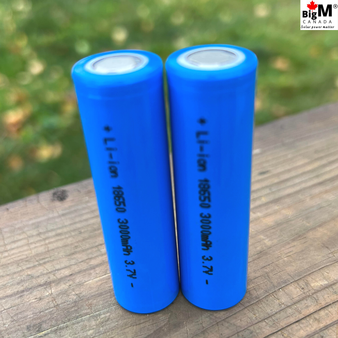 BigM 3.7V 18650 Heavy Duty rechargeable 3000mAh lithium ion batteries for medical devices wireless microphones vapes lab robotic projects