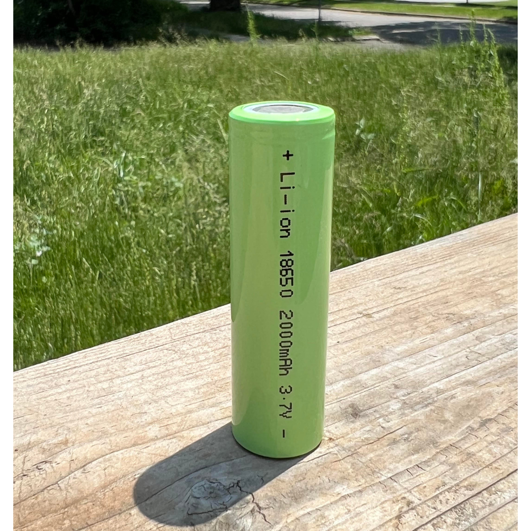 Image of BigM 3.7v 2000mAH Heavy Duty Lithium Ion 18650 Rechargeable Battery can be used in karaoke microphones