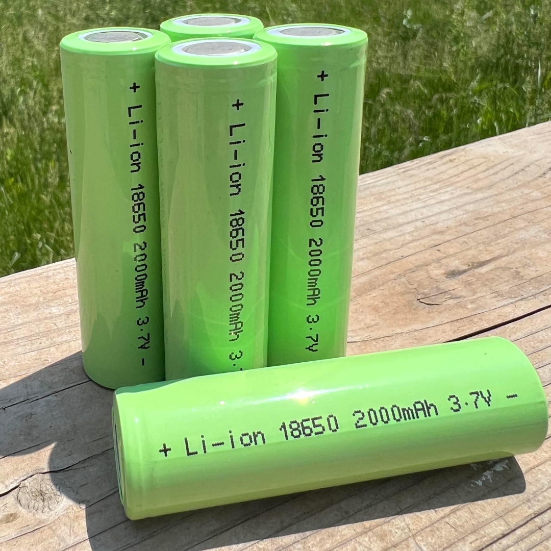 Image of 5 units of BigM 3.7v 2000mAH Heavy Duty Lithium Ion 18650 Rechargeable Battery quality is as described