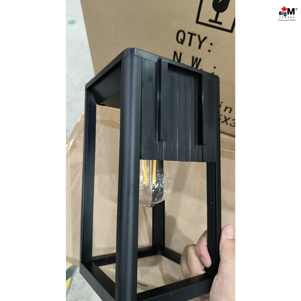 BigM Solar porch light with motion sensor and warm white colour temperature for outdoors