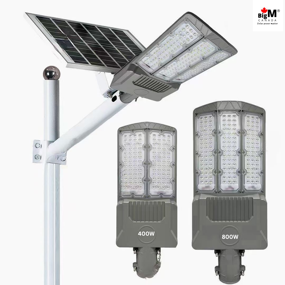 Image of BigM 400W & 800W High Lumens Solar Flood Light with Aluminum body