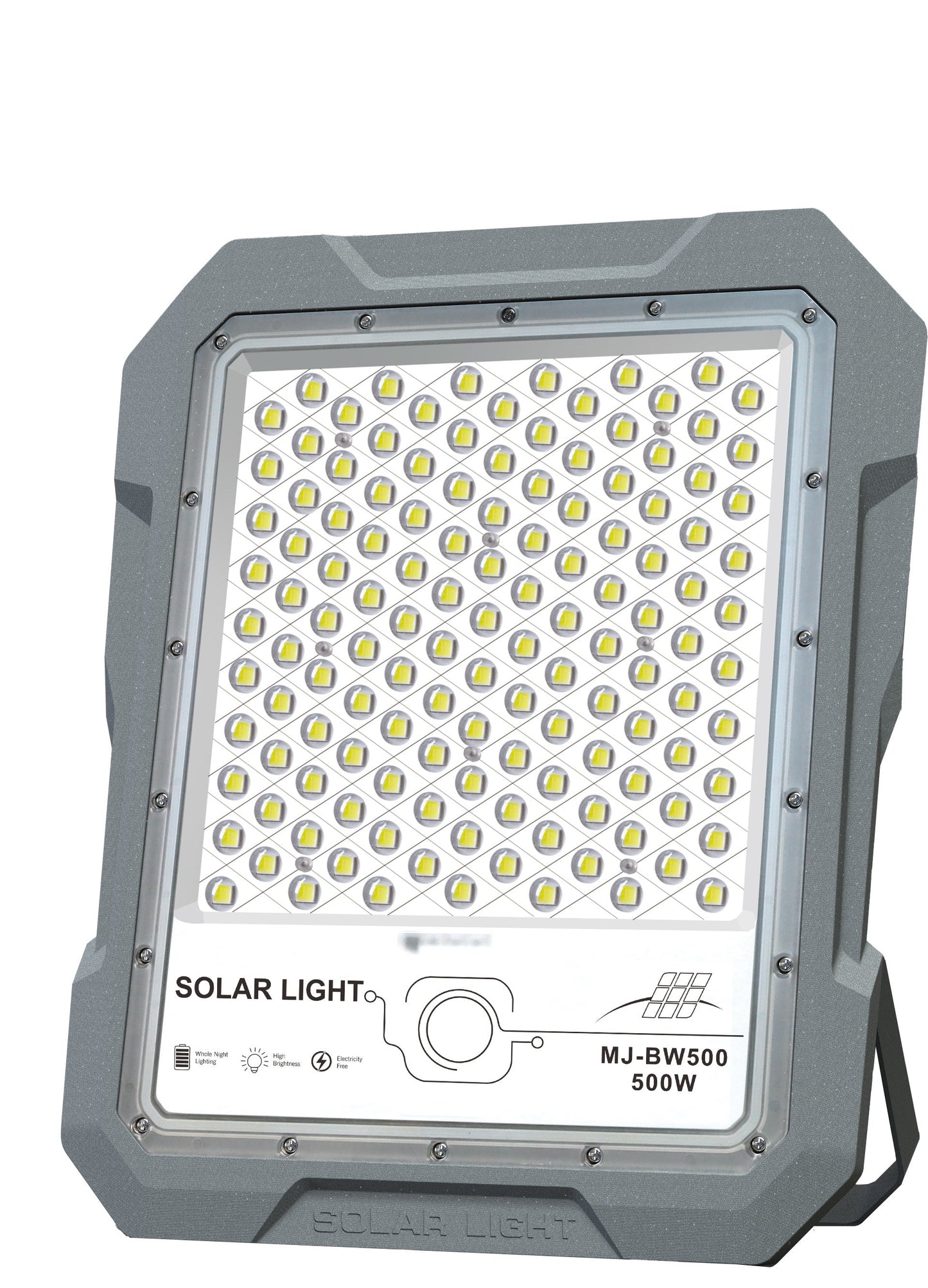 BigM 500W Solar Floodlights with Motion Sensor is made of durable aluminum cast