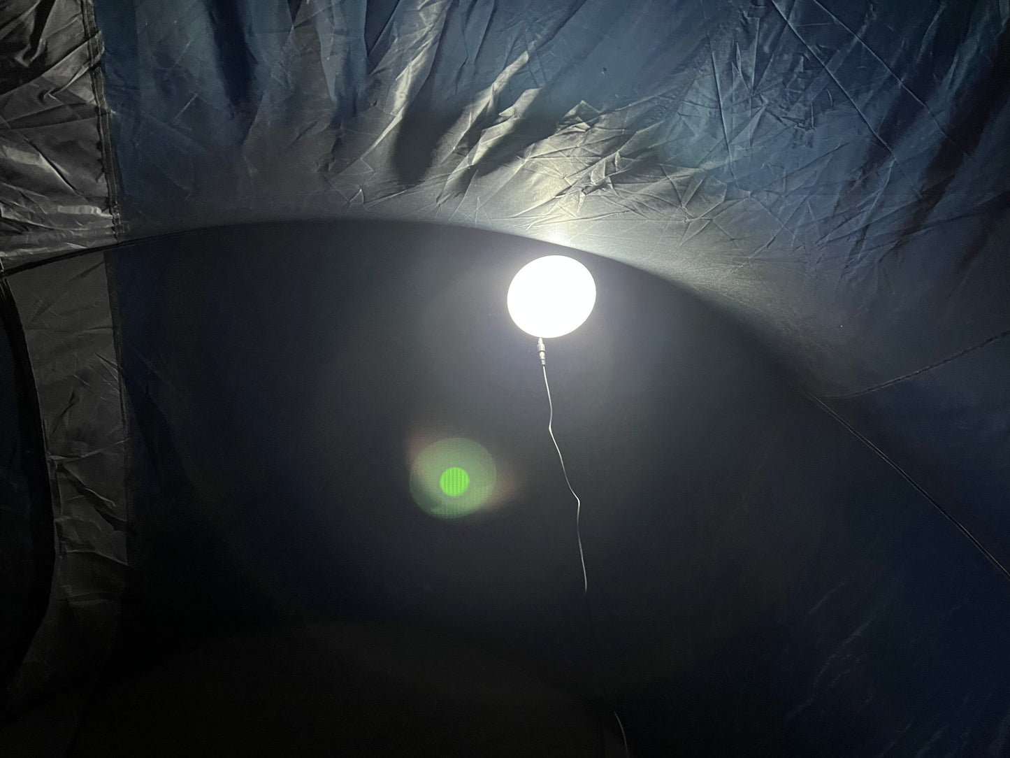 BigM 16 LED Solar Light for Indoor is lighting up a tent