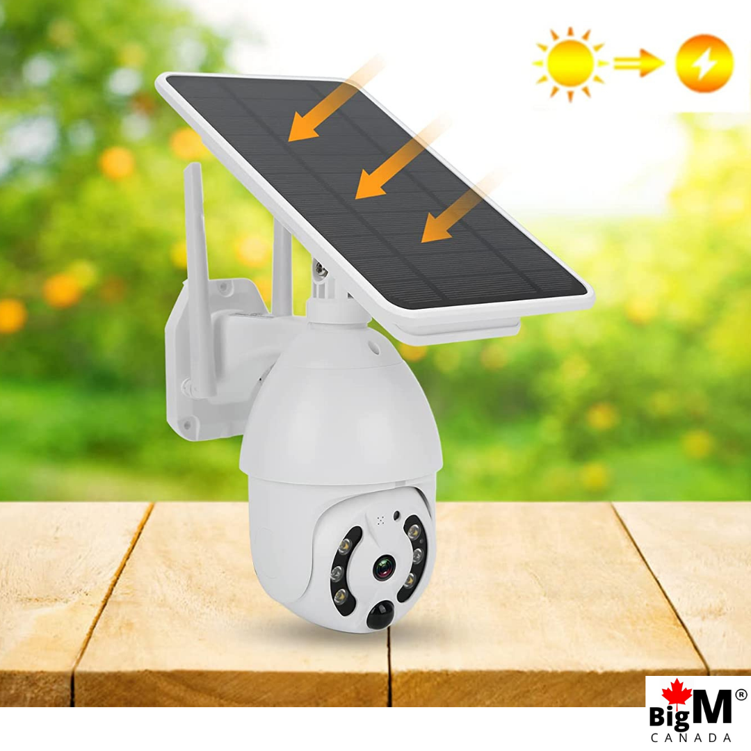 BigM  Solar Wifi Camera is powered by solar