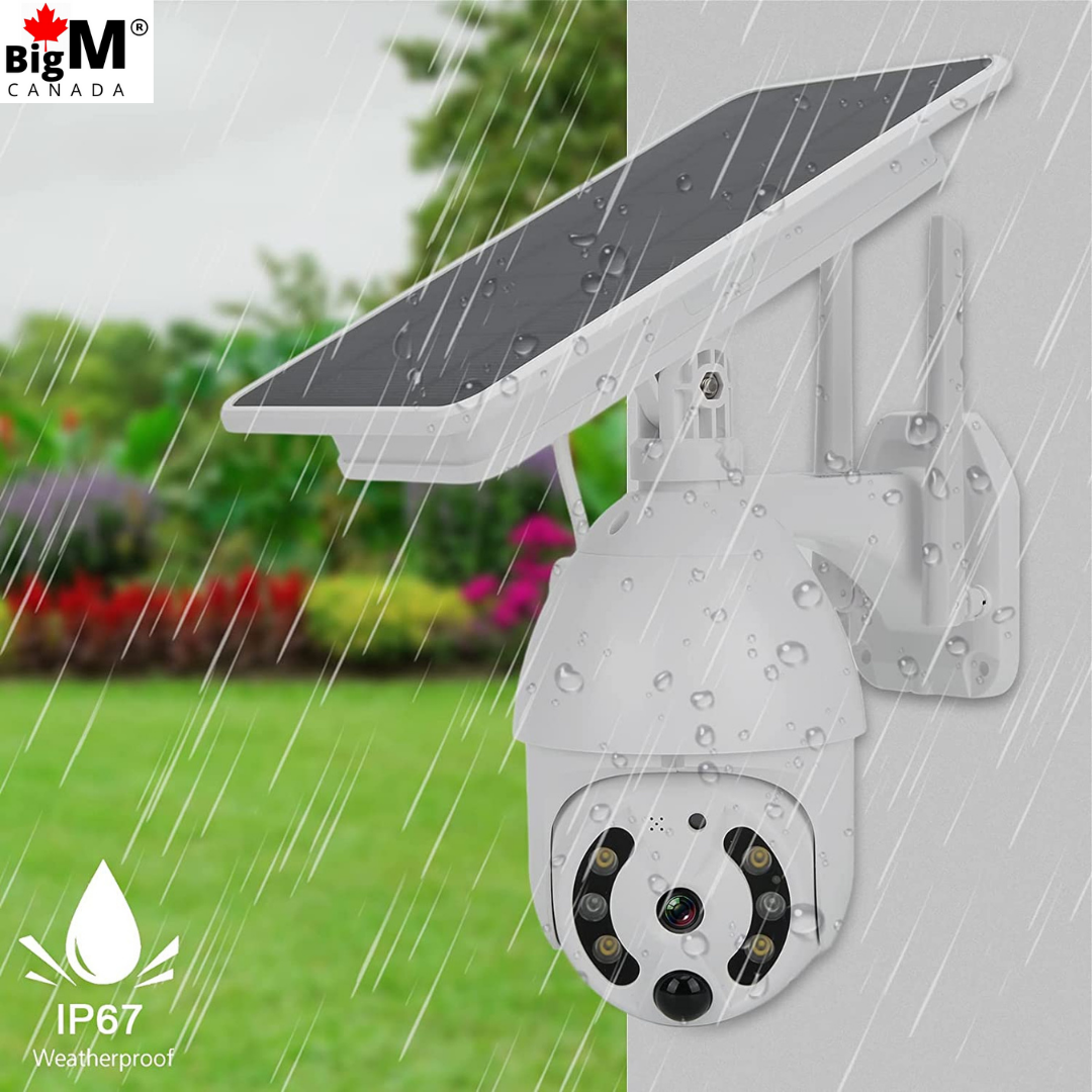 BigM  Solar Wifi Camera is IP65 graded waterproof