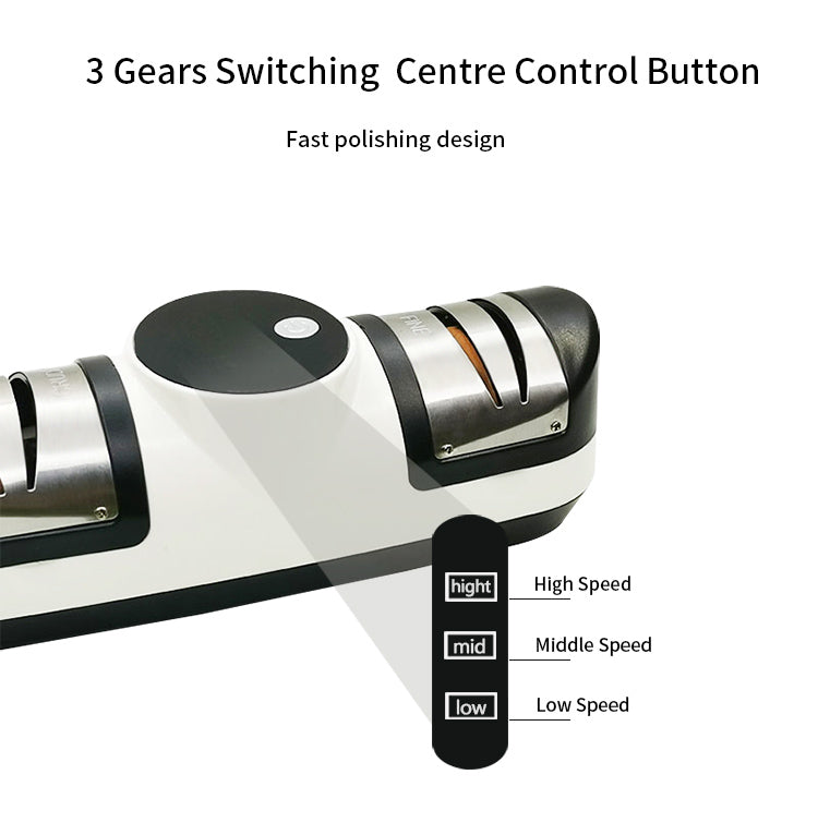 BigM professional electric knife sharpener has 3 speed controls for your convenience
