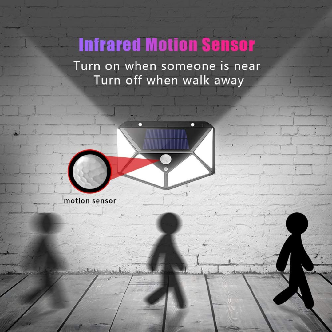 BigM Bright 136 LED Solar Security Light has very efficient Motion Sensor