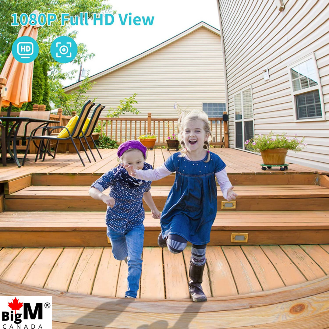 BigM 1080P Wireless Video Doorbell Camera help you to monitor when you are away from home
