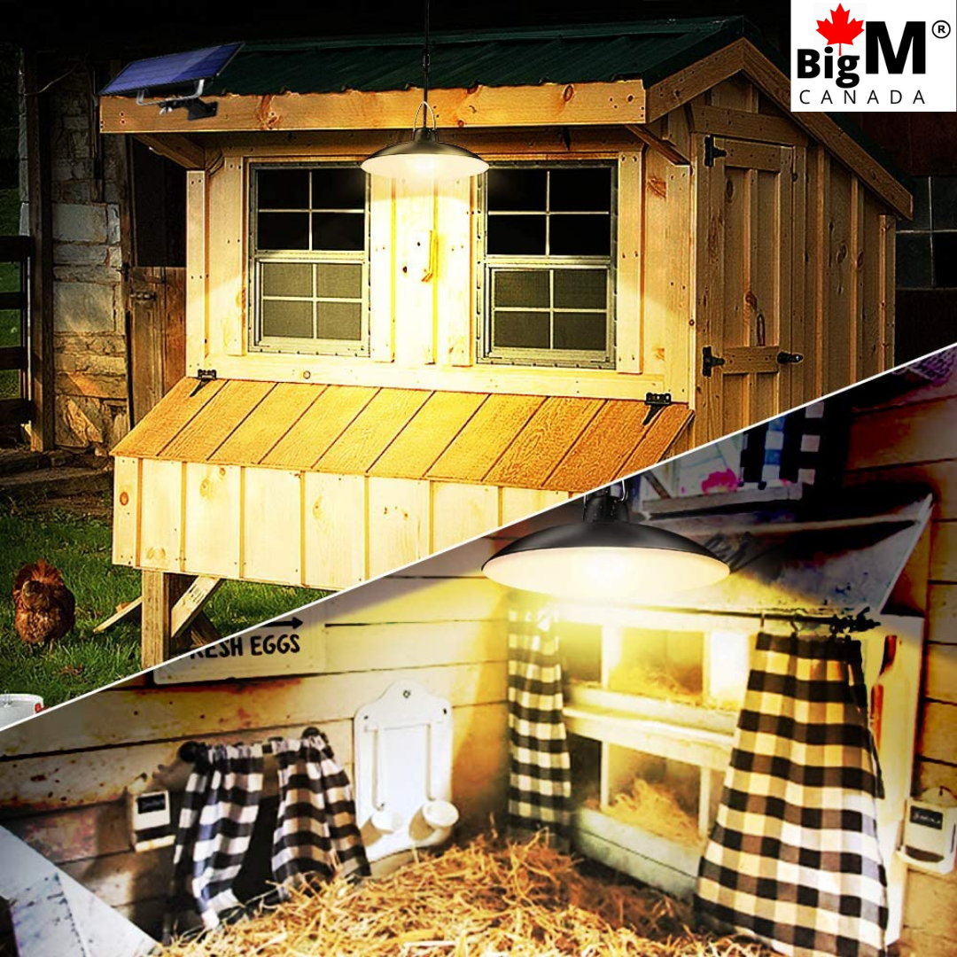 BigM Dual Headed 32 LED Bright solar lamp for gazebo can also be used in the poultry farm to light up the areas