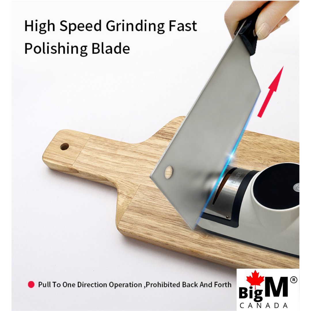 BigM professional electric knife sharpener is easy to use at home and restaurant