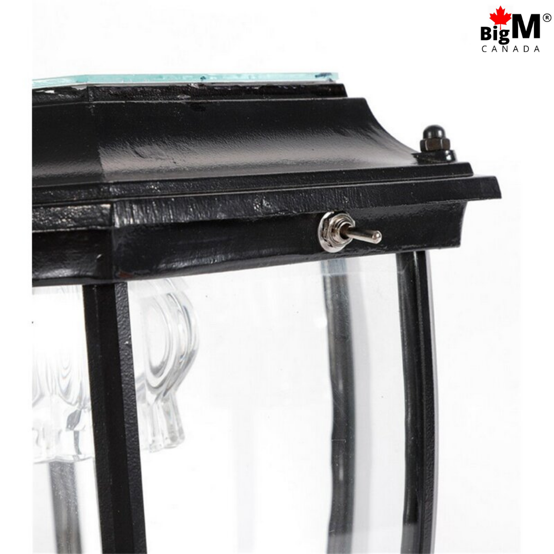 ON/OFF switch of BigM 16” Elegant Looking LED Outdoor Solar Post Lights