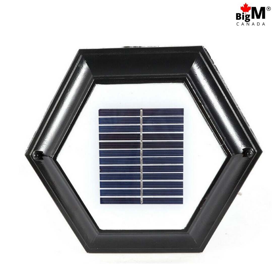 Large high efficiency solar panel of BigM 16” Elegant Looking LED Outdoor Solar Post Lights