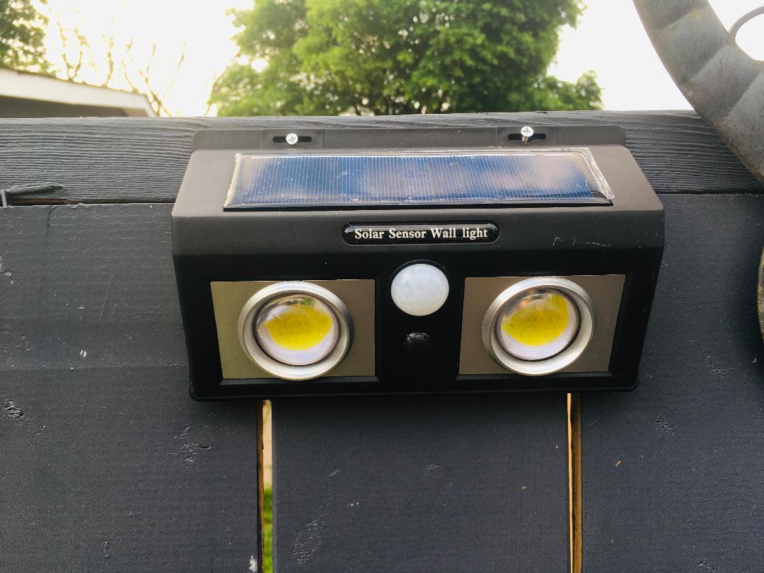 BigM 62 COB, 1000 Lumens Super Bright Outdoor Solar Lights with Motion Sensor