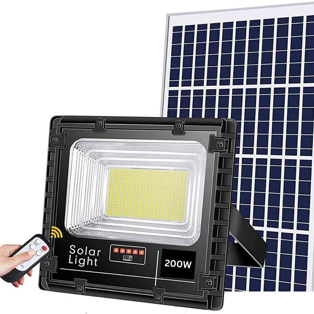 BigM 200W/300W Solar Floodlights – Aluminum Shell & Upgraded Features