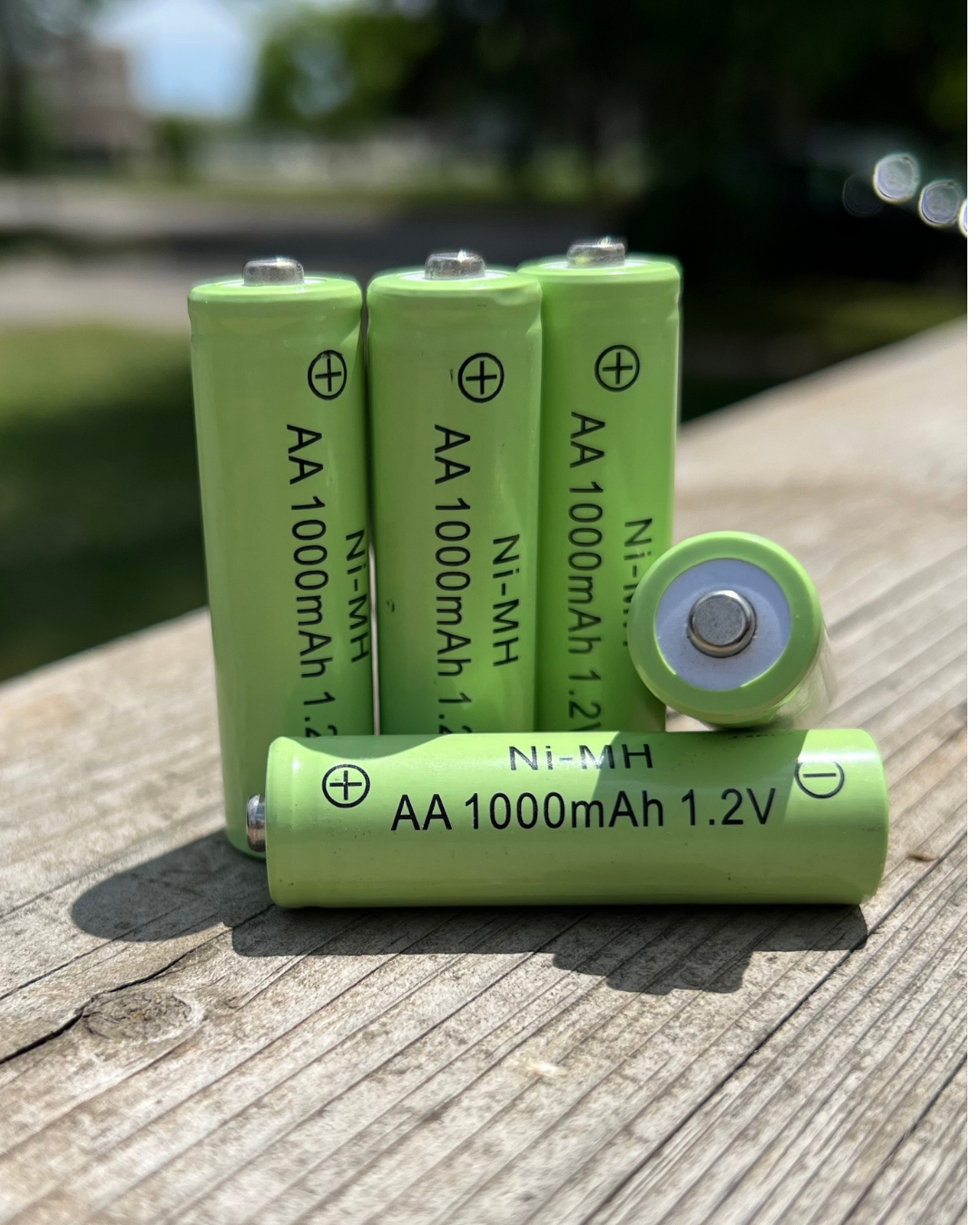 BigM 1.2V 1000mAh NiMH rechargeable AA batteries for solar garden lights and electronics