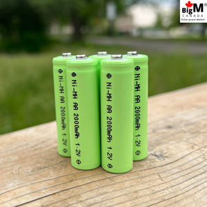 Batterie rechargeable BigM 1.2V 2000mAH Ni-MH AA pour lampe solaire de jardin