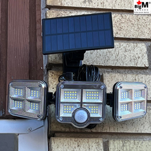 Load image into Gallery viewer, BigM 122 LED solar security motion sensor light is easy to install

