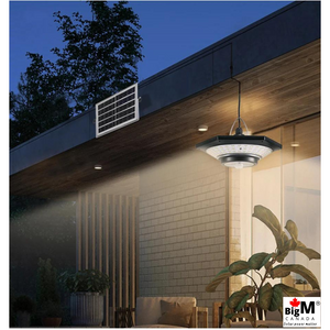 This 228 led solar indoor light is easy to install