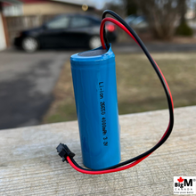 Load image into Gallery viewer, You can also use this 3.2V 26650 4000mAh rechargeable battery in BigM solar billboard lights, flashlights, power banks, headlamps, security cameras, alarm clocks, toy cars, RC sports cars, RC robots, Scholl robotic projects, vapes, laptops, portable printers, cordless phones, battery packs for light electric vehicles, bicycles, scooters, gaming consoles, and various electronic devices, etc. wherever you require 3.2v 26650 batteries with an extended wire and 2 pin plug
