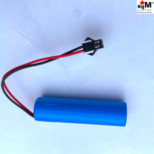 BigM 3.7V 3000mAh  rechargeable 18650 battery with wire connector for medical devices