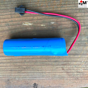 BigM 3.7V 3000mAh  rechargeable 18650 battery with wire connector for portable printers electronic devices