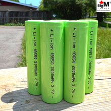 Cargar imagen en el visor de la galería, BigM 3.7v 2000mAH Heavy Duty Lithium Ion 18650 Rechargeable Battery
