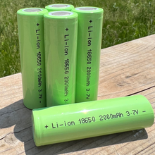 Load image into Gallery viewer, Image of 5 units of BigM 3.7v 2000mAH Heavy Duty Lithium Ion 18650 Rechargeable Battery  quality is as described
