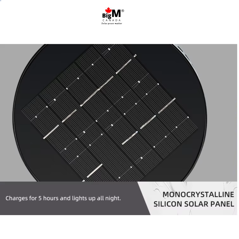 BigM 6-Beam Rotatable Solar Wall Accent Light – 360° Adjustable, Warm White 3000K, IP65 Waterproof