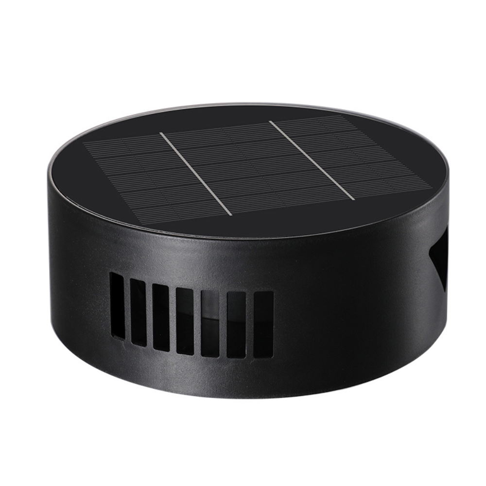 BigM 6-Beam Rotatable Solar Wall Accent Light – 360° Adjustable, Warm White 3000K, IP65 Waterproof