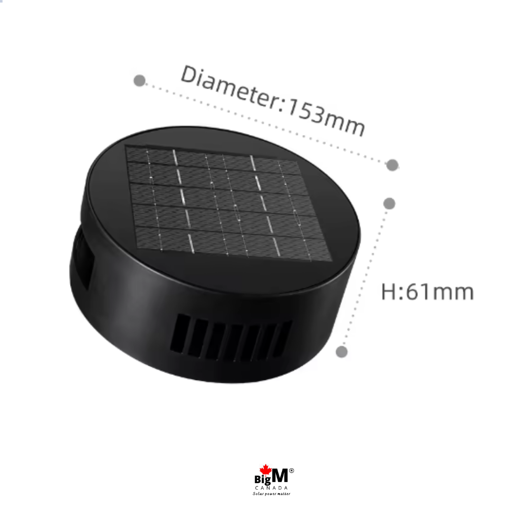 BigM 6-Beam Rotatable Solar Wall Accent Light – 360° Adjustable, Warm White 3000K, IP65 Waterproof