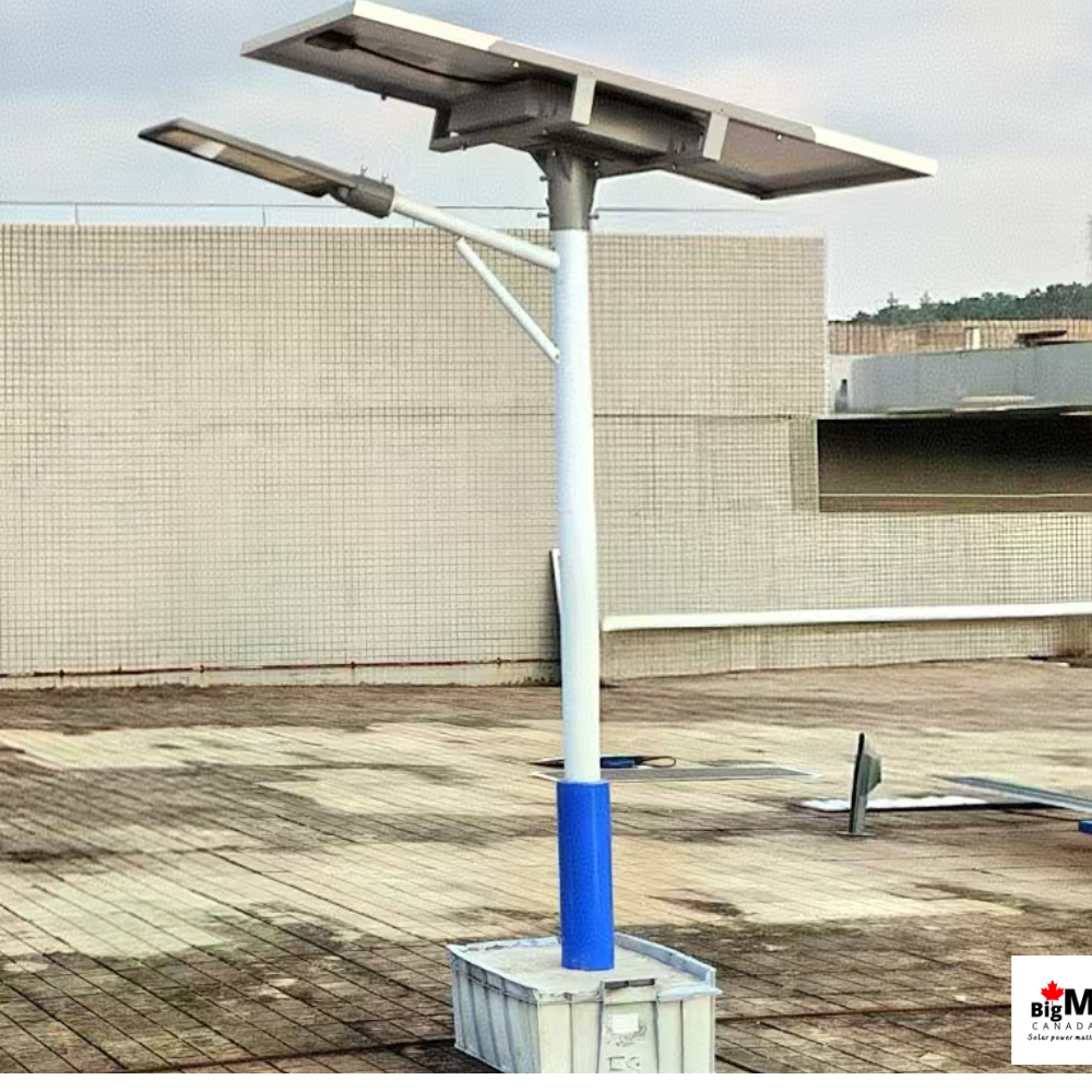 BigM Custom-Made Commercial Grade Solar Municipal Street Light for road authorities, industrial facilities