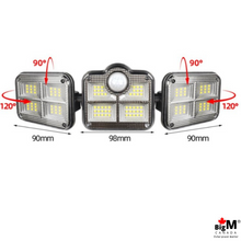 Load image into Gallery viewer, BigM 122 LED adjustable solar security motion sensor light has adjustable features

