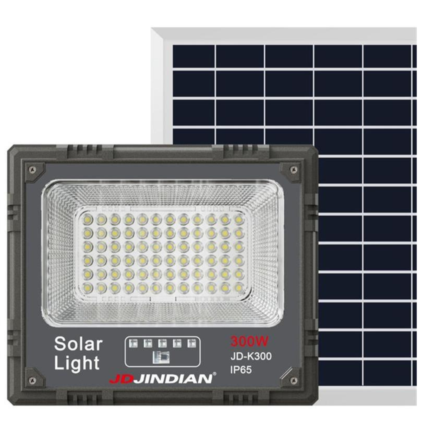 BigM Durable Aluminum Shell Outdoor Solar Flood Lights – 100W & 300W for Steady Lighting