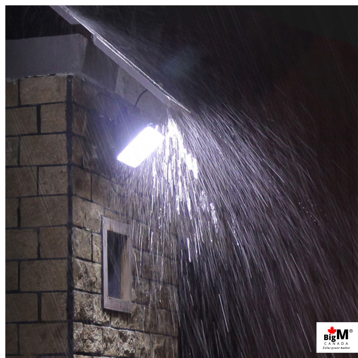BigM Durable Aluminum Shell Outdoor Solar Flood Lights – 100W & 300W for Steady Lighting