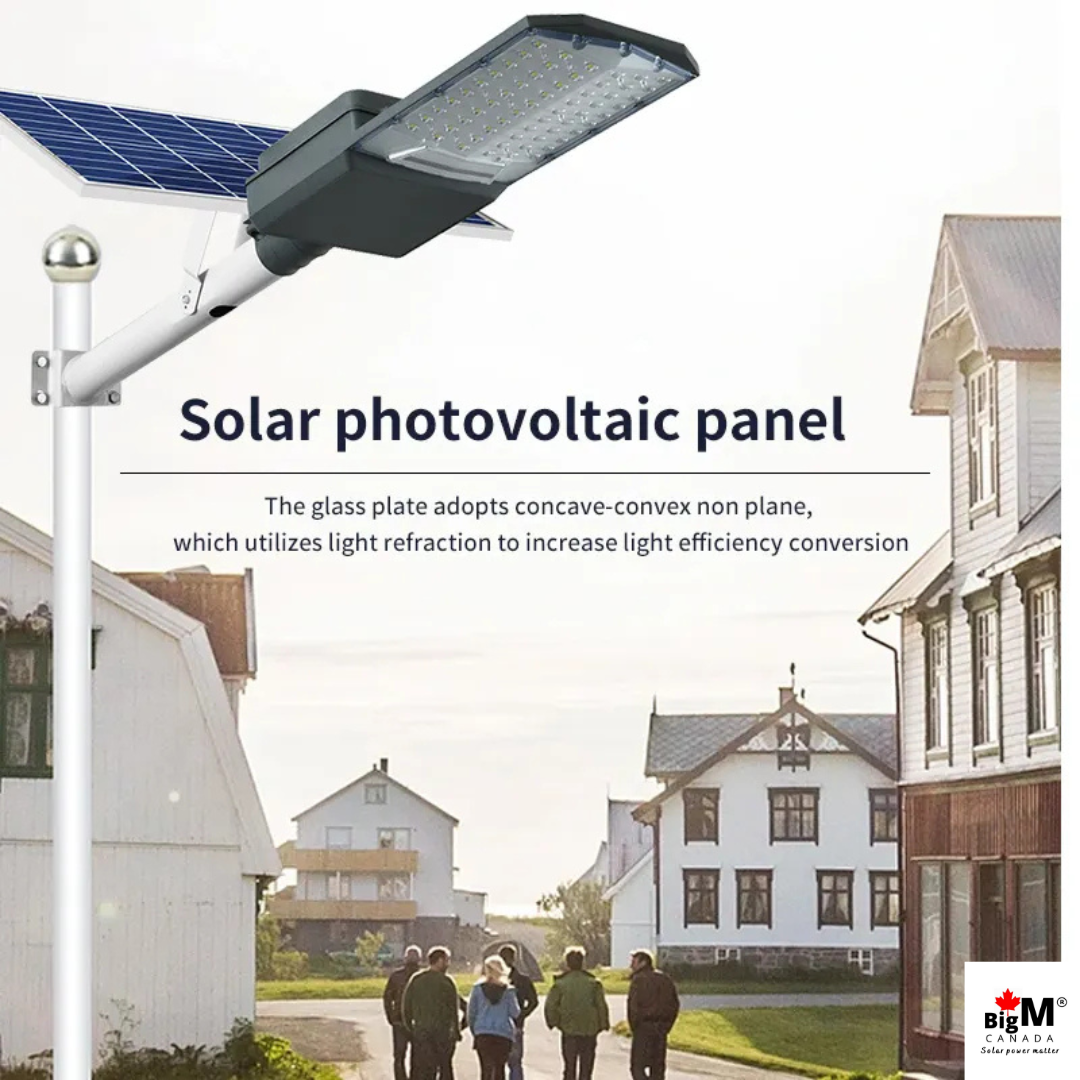 BigM BigM 400W 20000 Lumens Solar Street Light with Aluminum Body& 800W High Lumens Solar Flood Light are easy to install
