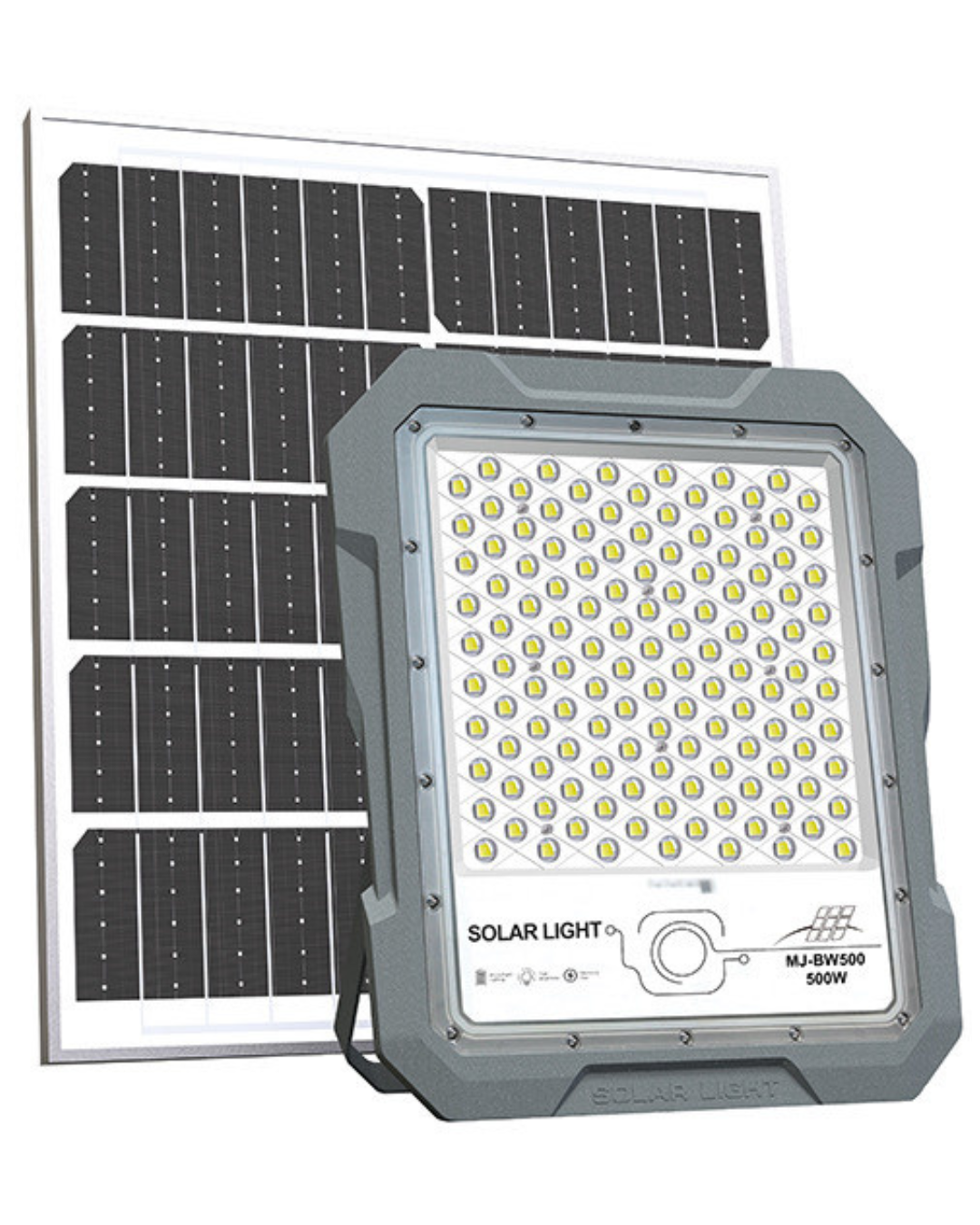 BigM  500W Aluminum Cast Solar Floodlights with Constant Lighting
