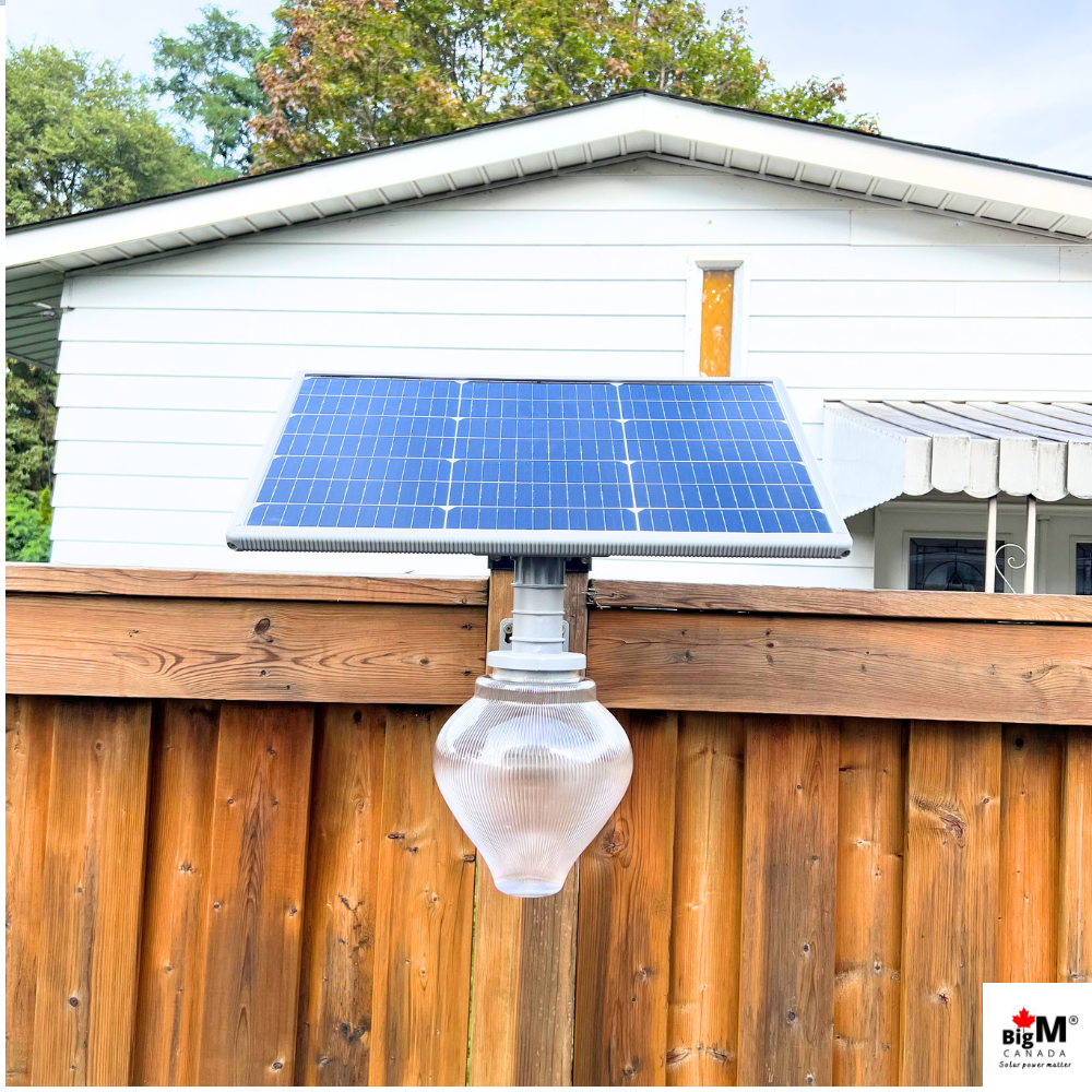 BigM Solar Porch Light – Elegant Heavy-Duty Solar Wall Light with Adjustable Panel & Steady Lighting