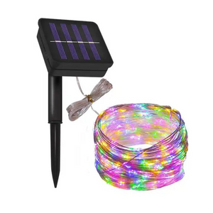 BigM LED solar fairy string lights for outdoor holiday decoration also available in multicolor