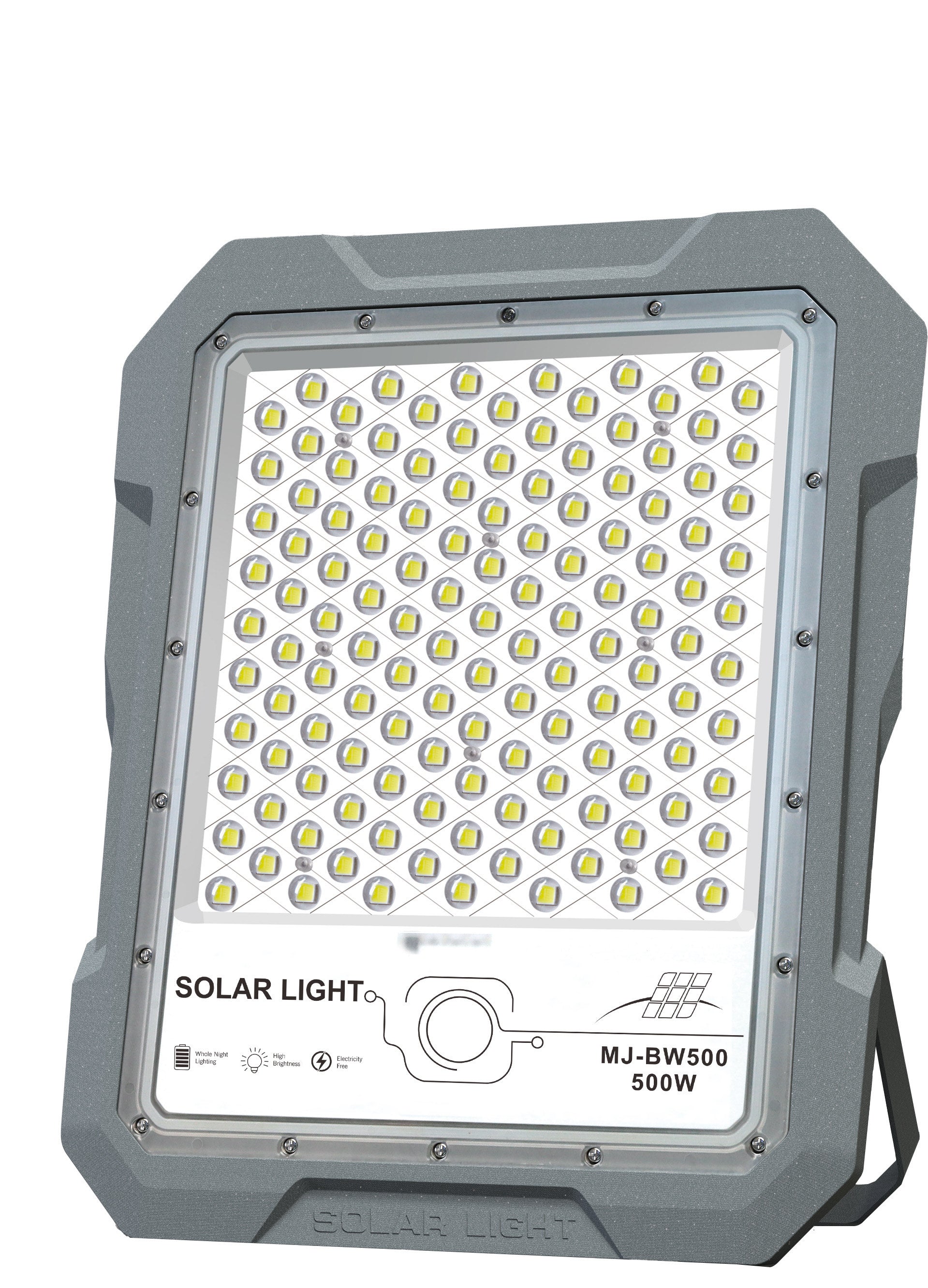 BigM 500W Aluminum Cast Solar Floodlights with Constant Lighting