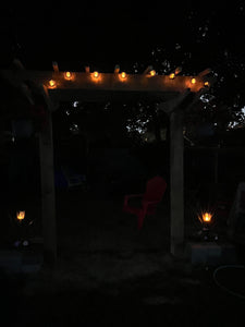 BigM LED Solar Powered Outdoor Flame String Hanging Decorative Light Balls for Halloween, Christmas and Holiday Season
