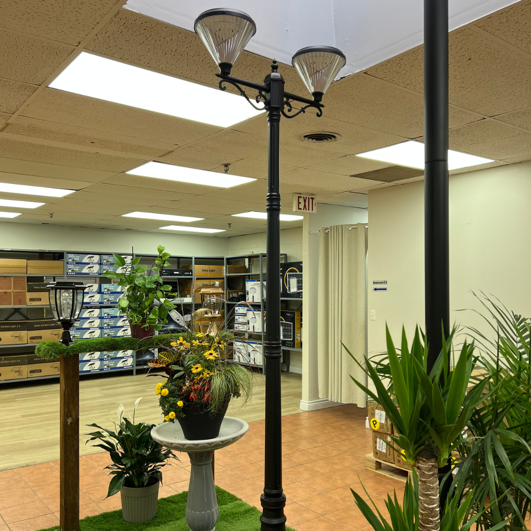 BigM European Vintage Style Solar Royal Garden Lights for Lawns, Gardens, Pathways & Backyards
