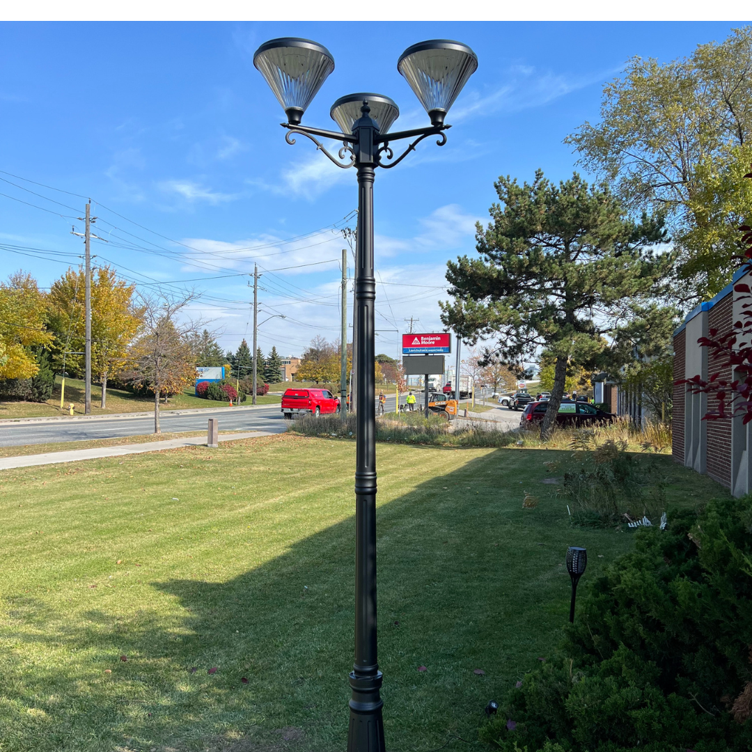 BigM European Vintage Style Solar Royal Garden Lights for Lawns, Gardens, Pathways & Backyards