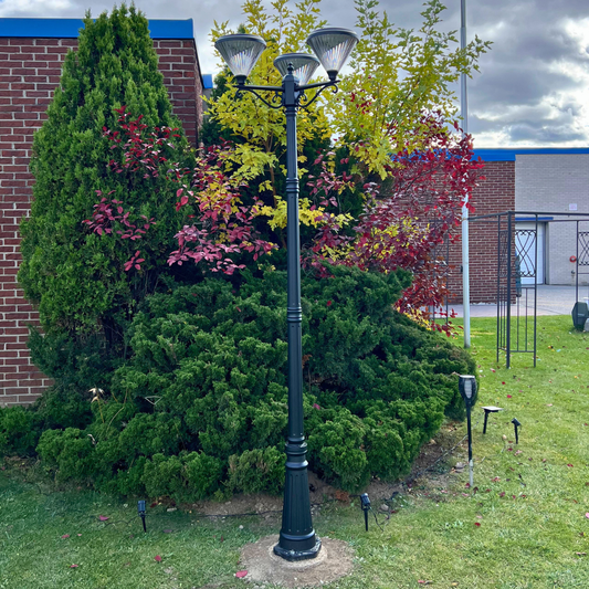 BigM European Vintage Style Solar Royal Garden Lights for Lawns, Gardens, Pathways & Backyards